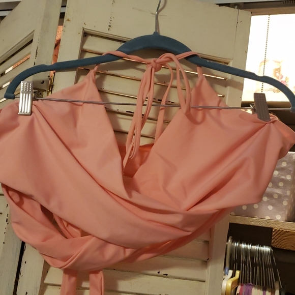 SHEIN Other - Light Orange Wrap Swim top